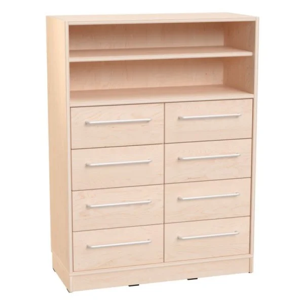 commode en bois avec etagere